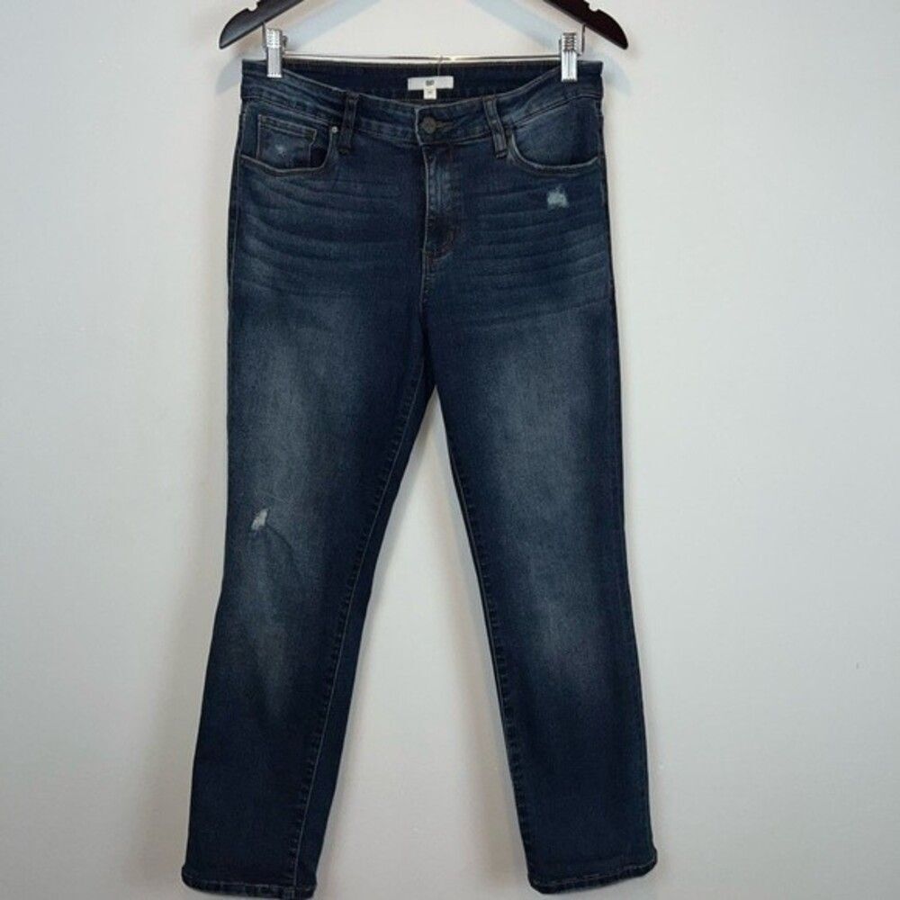 Nordstrom | BP Dark Wash Distressed High Rise Skinny 28